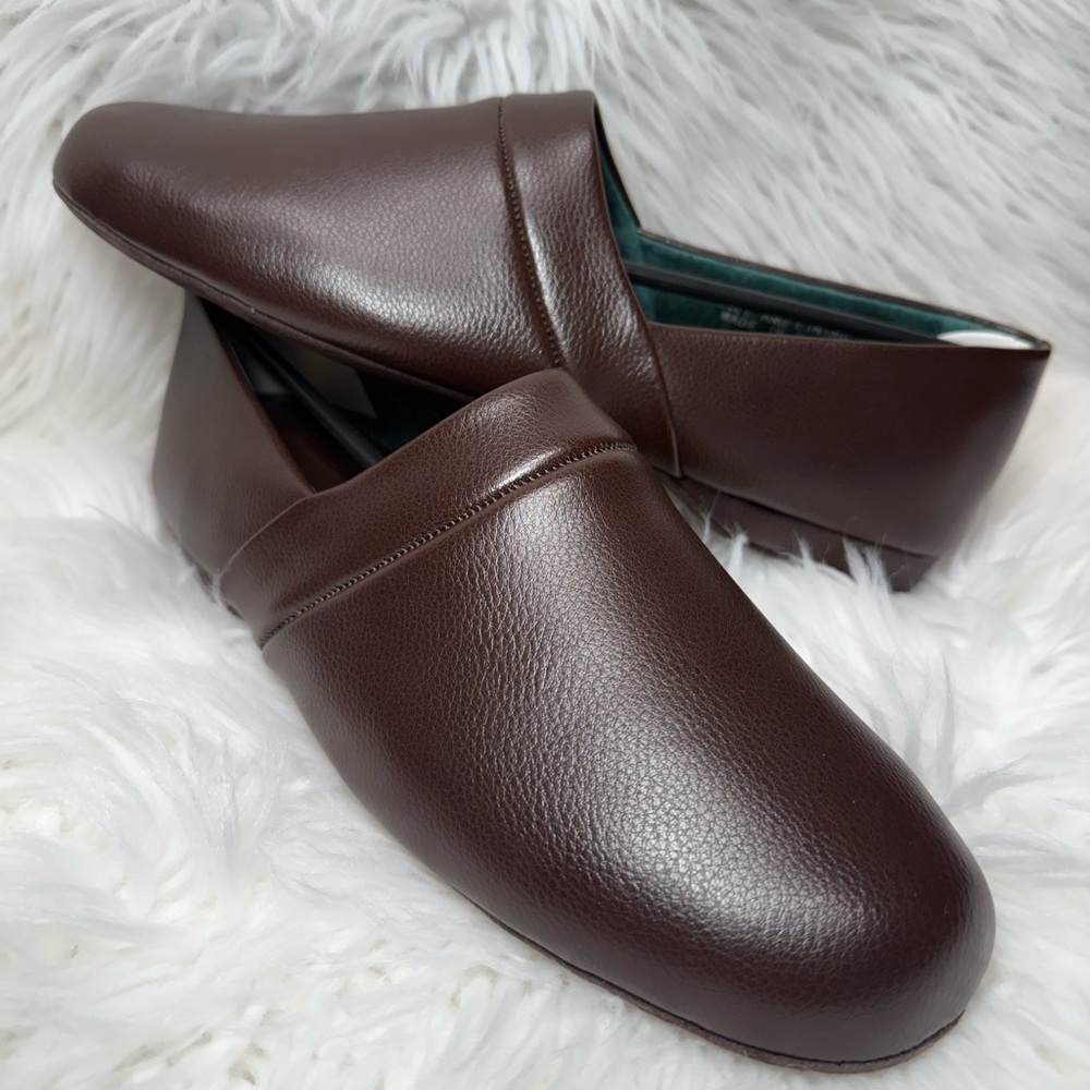 PAMIR Men's Genuine Leather Slippers